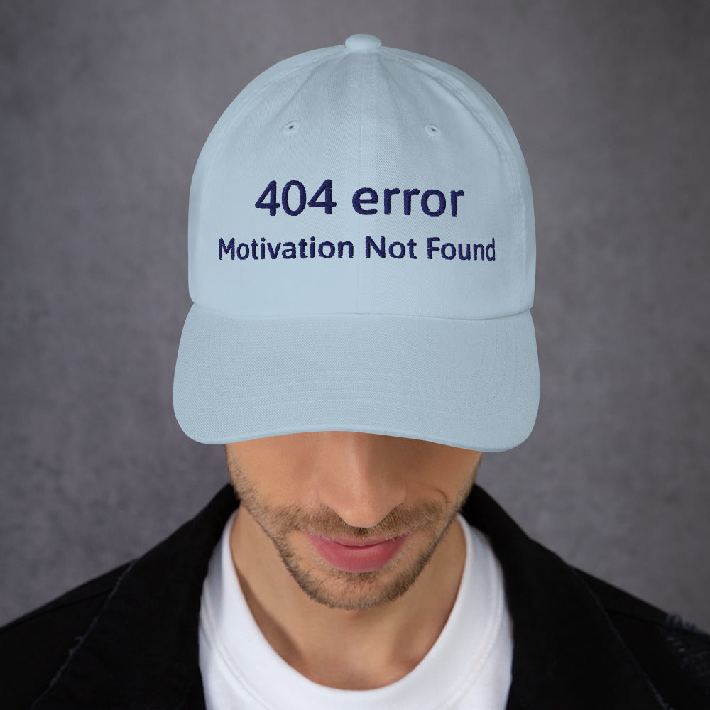 404 Error: Motivation Not Found Hat