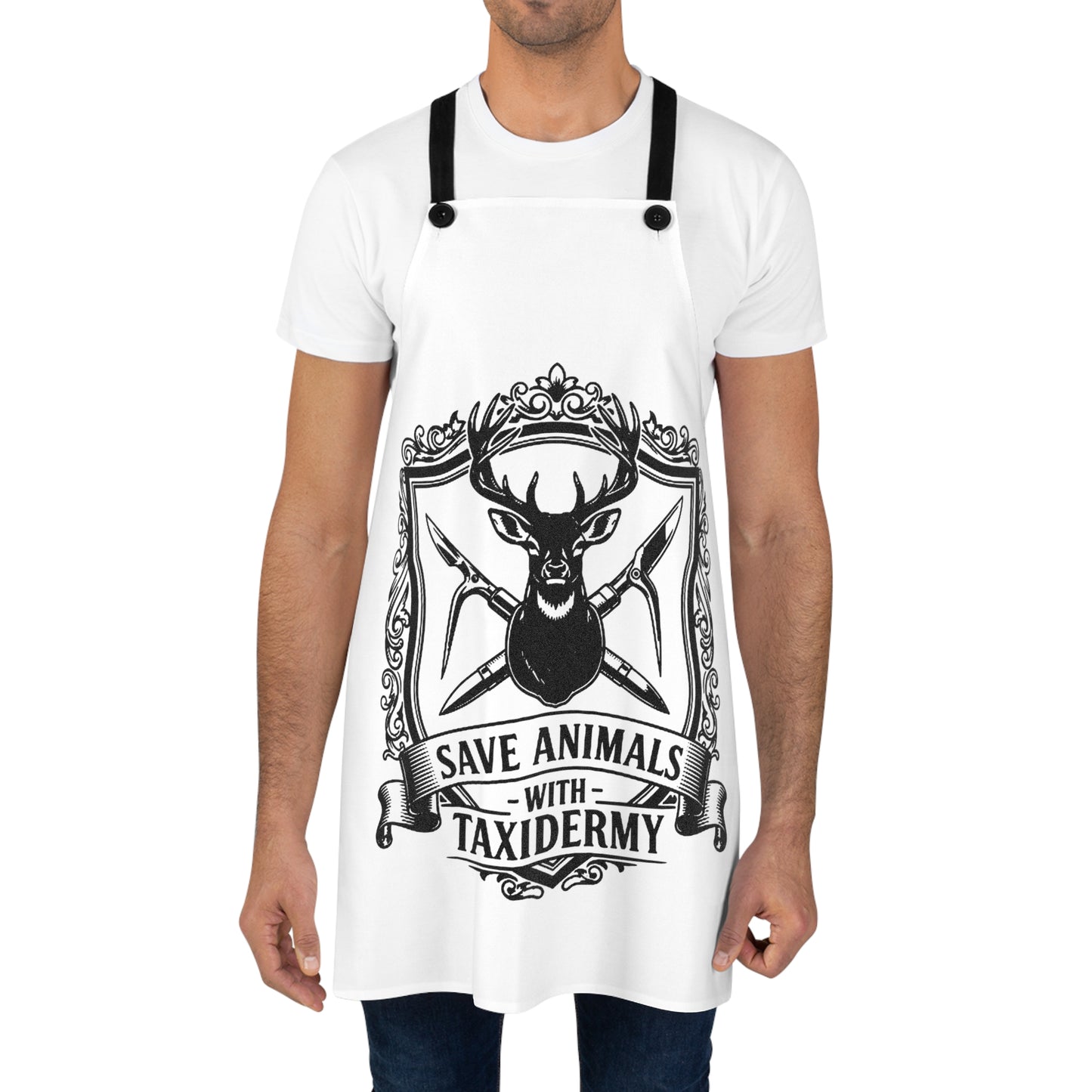 Funny Taxidermy Themed Apron
