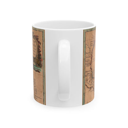 Vintage Caribbean Map Mug (11oz, 15oz)