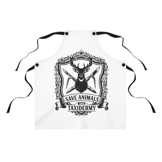 Funny Taxidermy Themed Apron