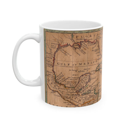 Vintage Caribbean Map Mug (11oz, 15oz)
