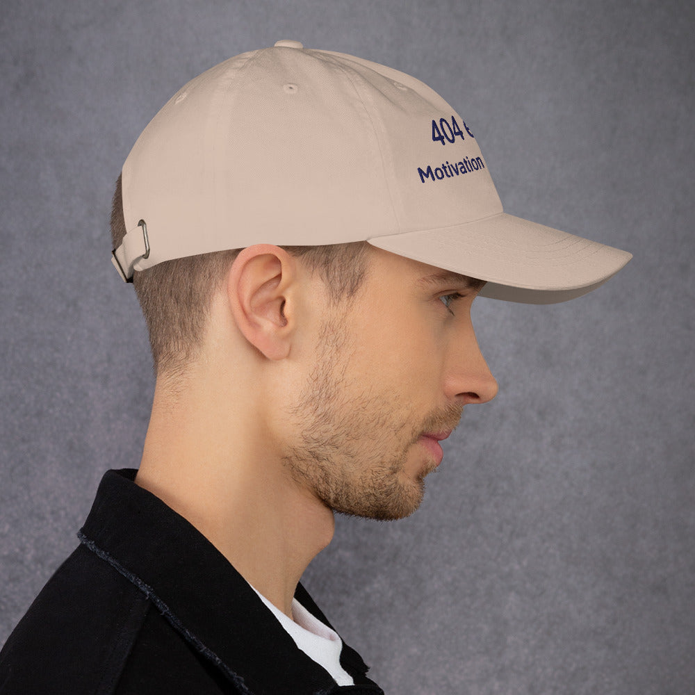 404 Error:  Motivation Not Found Hat