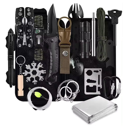 31-in-1 Emergency Survival Kit - Complete Tactical Outdoor Gear Set