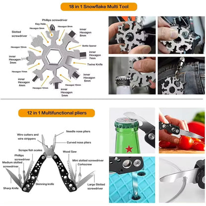 31-in-1 Emergency Survival Kit - Complete Tactical Outdoor Gear Set